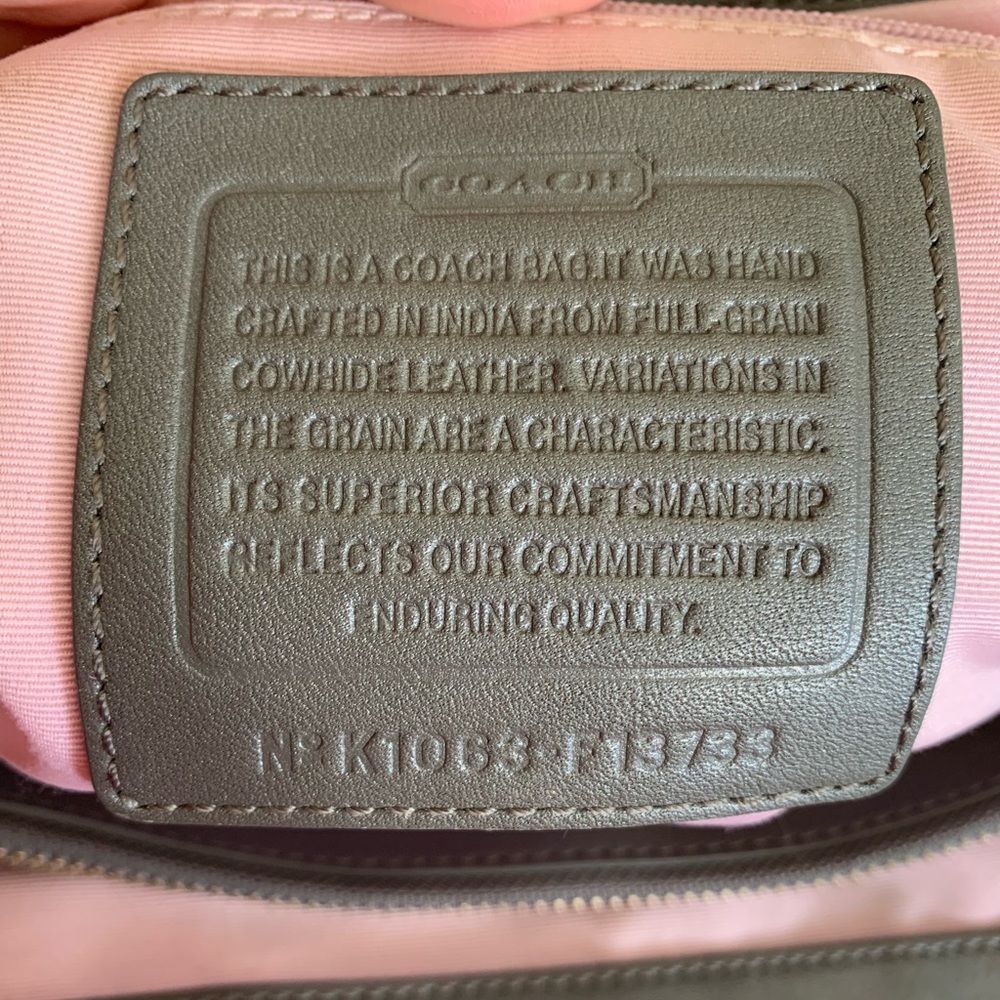 Coach soho leather pleated bag - Picture 4 of 4